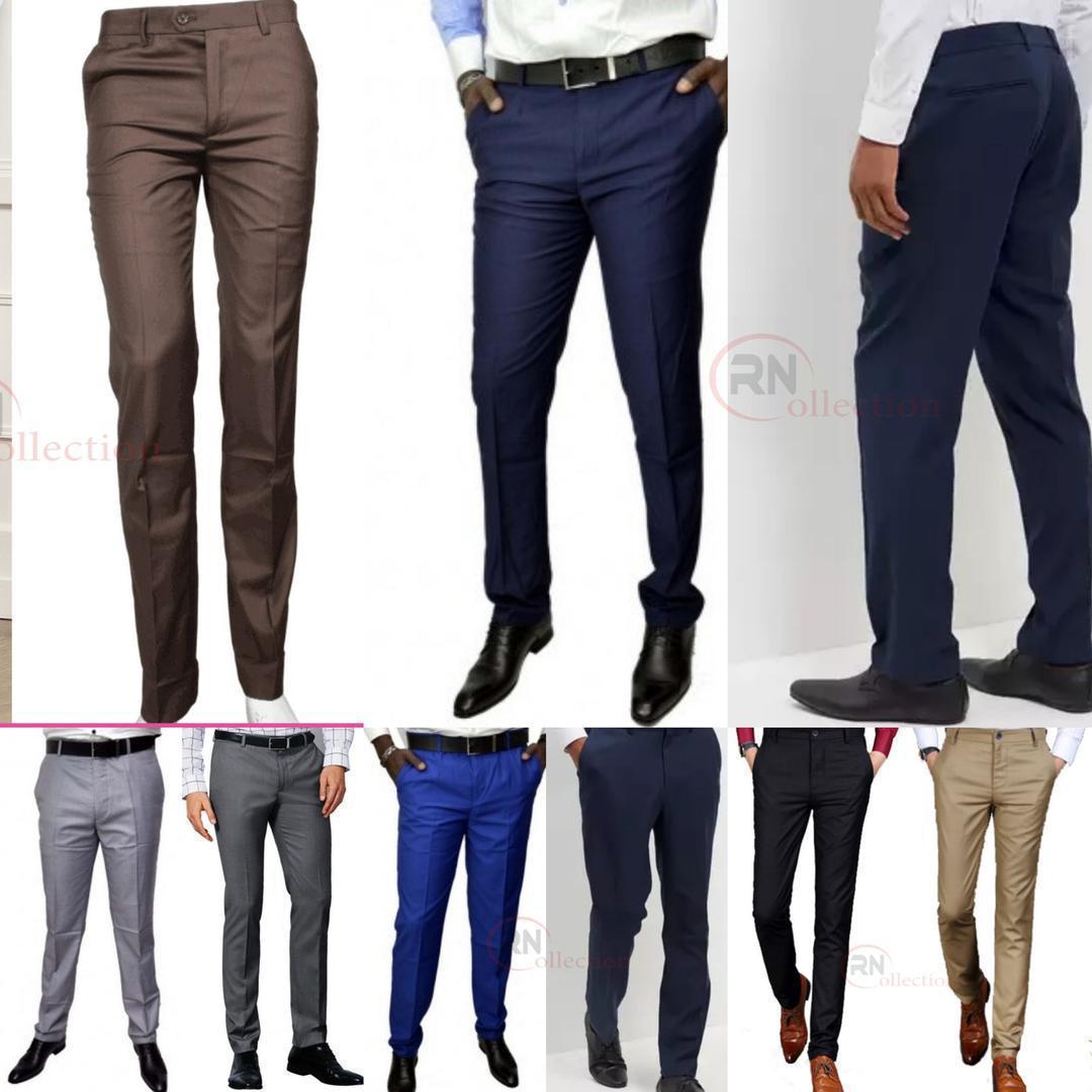 Pantalon Homme Classique Bleu Marine Taille 30 à 44