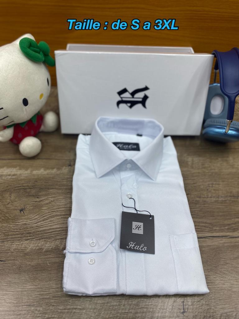 Chemise Homme Raels Blanc Classique Manches Longues